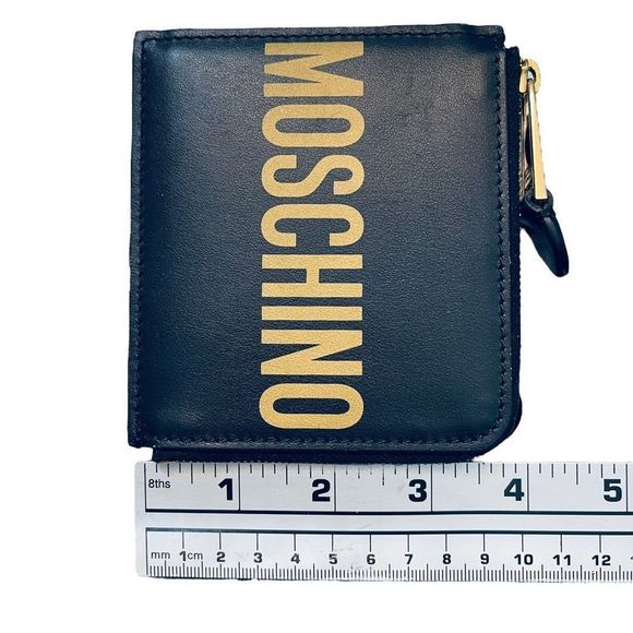 Moschino Logo Print half zip wallet - Picture 11 of 11